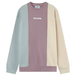 Sweatshirt Tricolore Logo Multicolore
