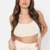 Top Bretelles Bijou Cotele Beige
