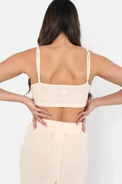Top Bretelles Bijou Cotele Beige