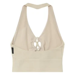 Top Cordons Dos Nu Beige