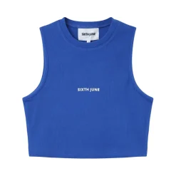 Top Court Cotele Bleu Fonce