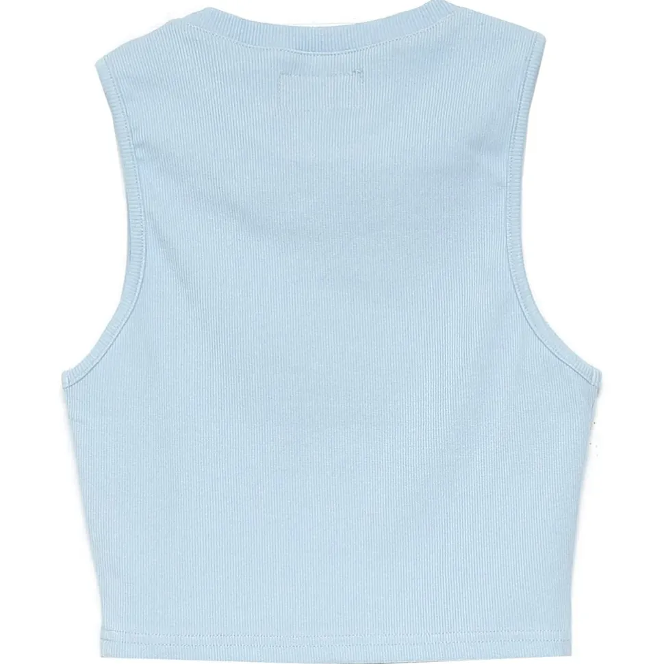 Top Court Cotele Logo Bleu Clair