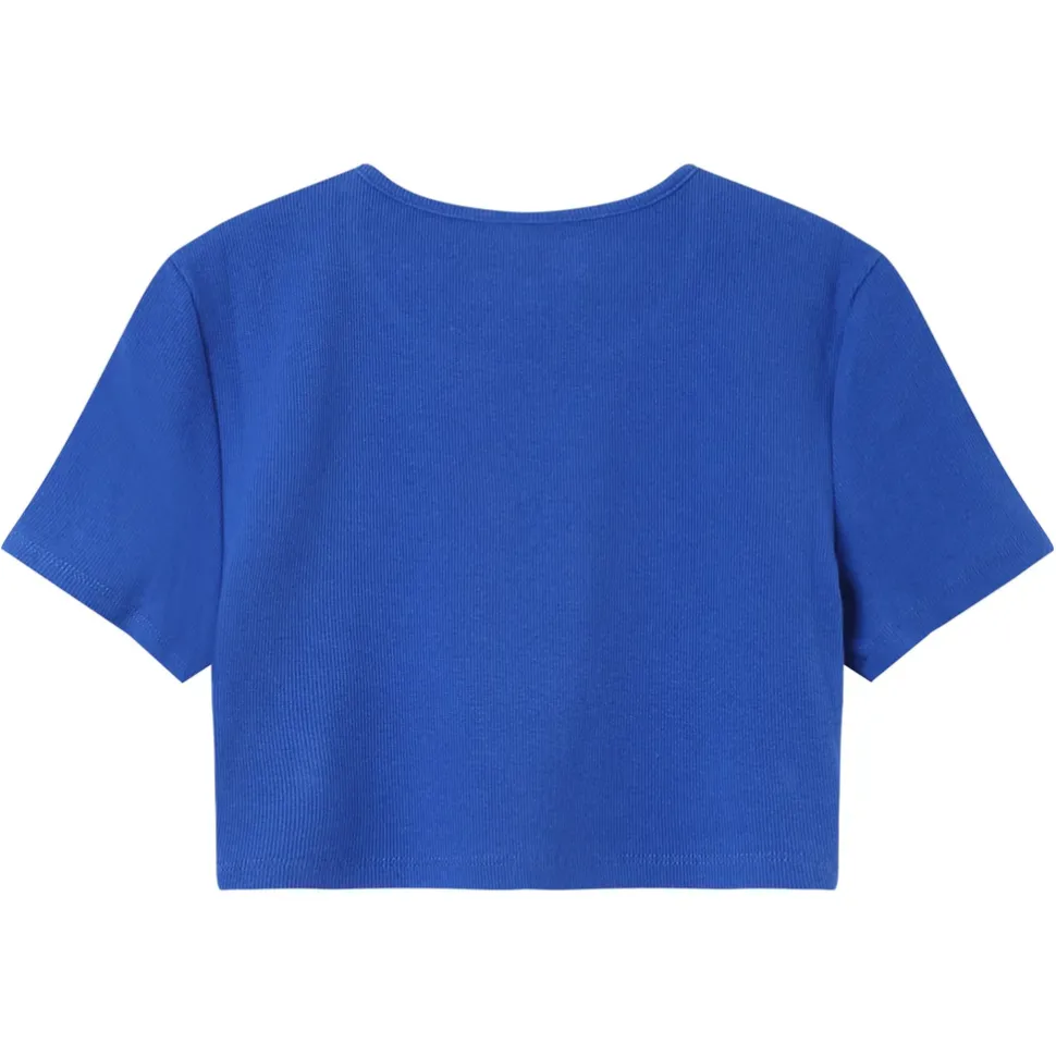 Top Court Cotele Logo Bleu Fonce