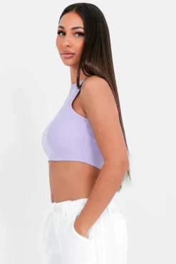 Top Court Cotele Logo Violet Clair