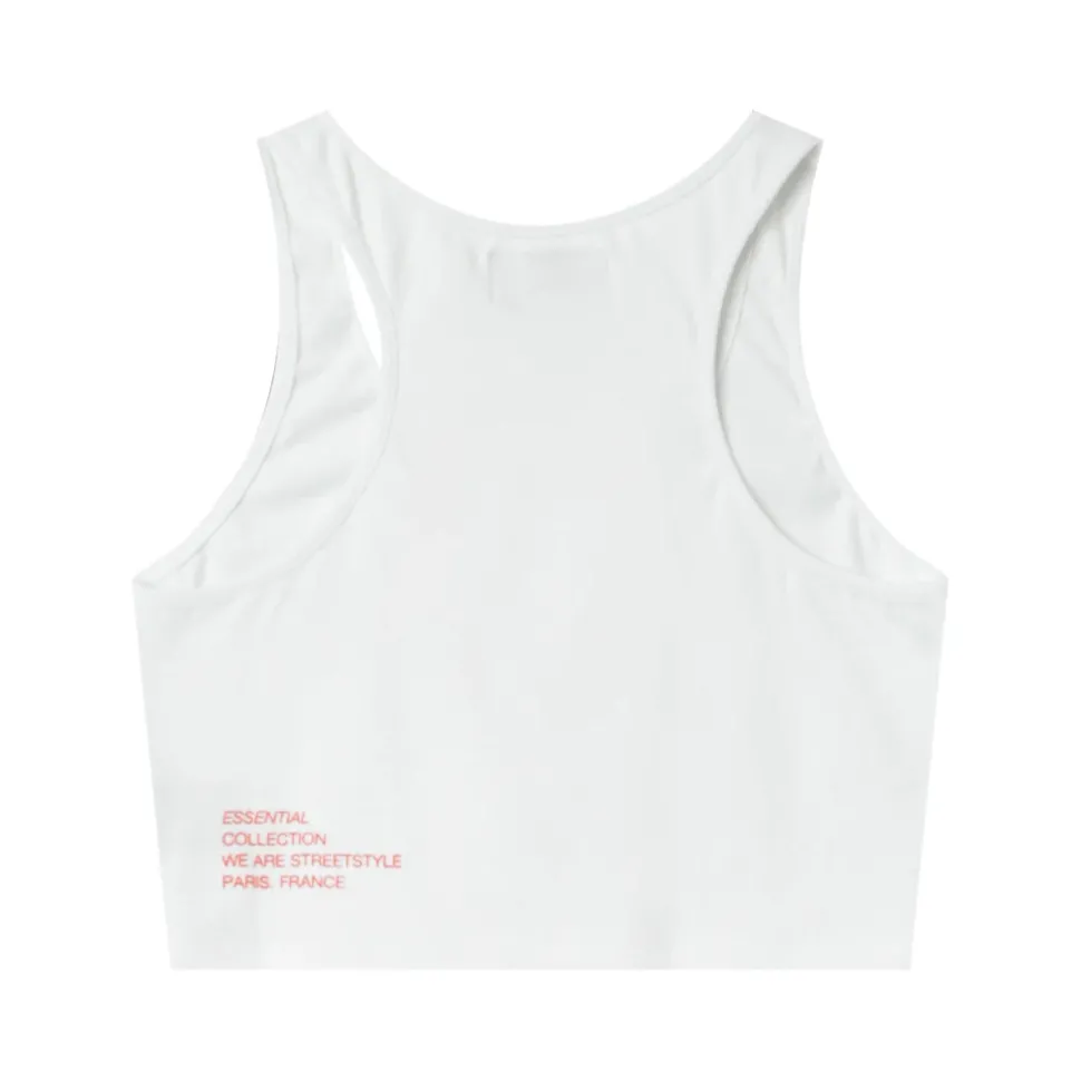 Top Court Logo Imprime Blanc