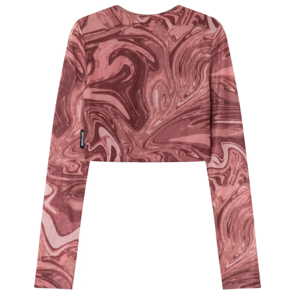 Top Court Mesh Encore Rose