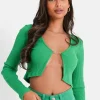 Top Court Ouverture Bijou Devant Vert