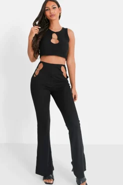 Top Court Ouverture Bijou Noir