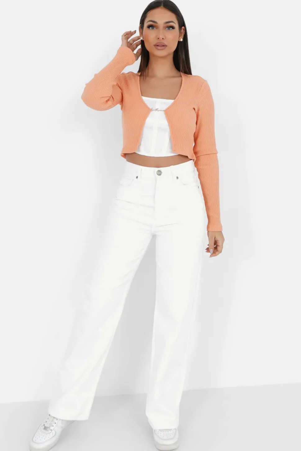 Top Court Ouverture Bijou Devant Orange