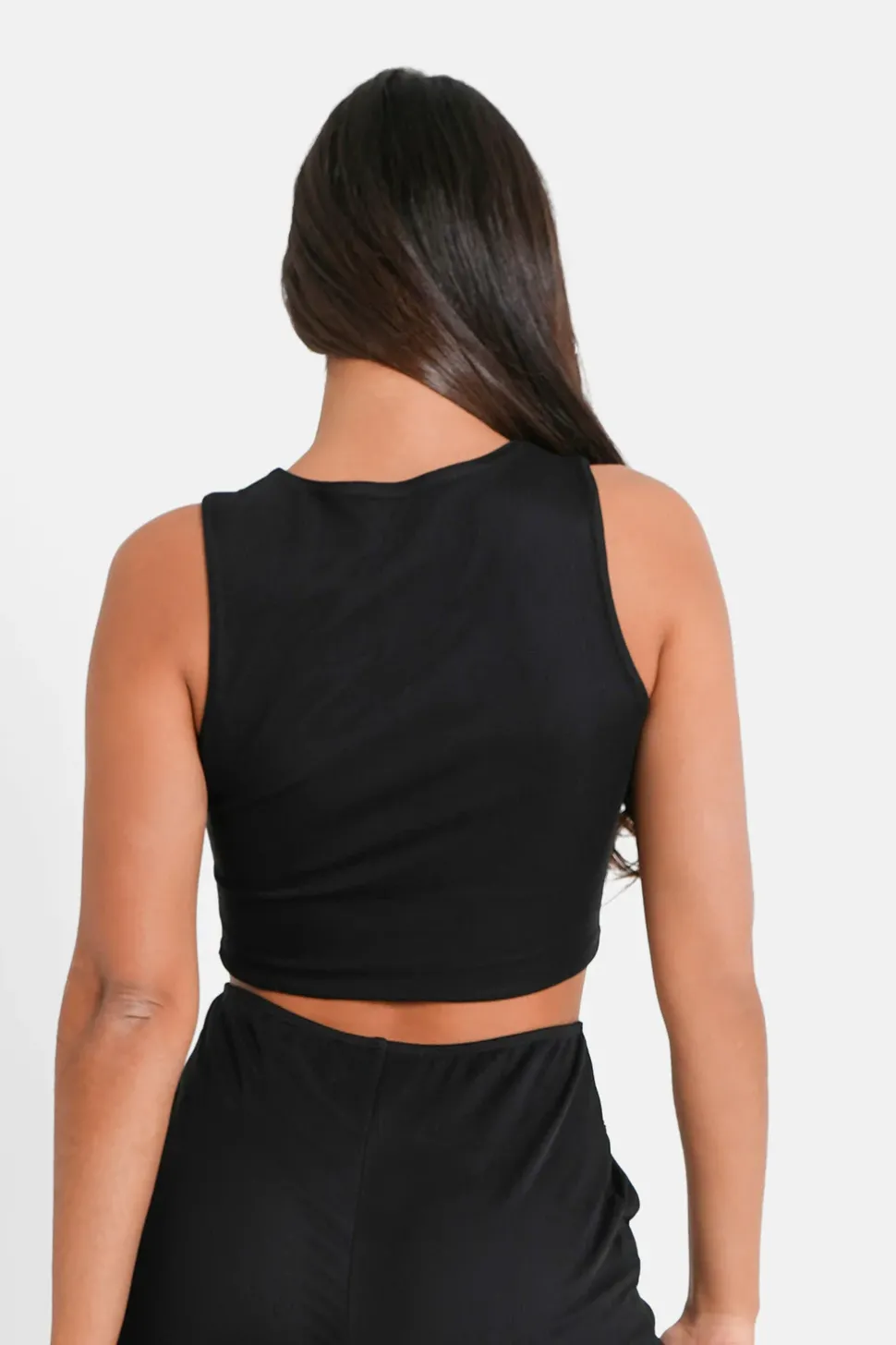 Top Court Ouverture Bijou Noir