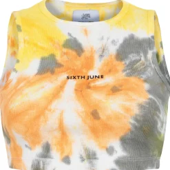 Top Court Tie Dye Spiral Orange