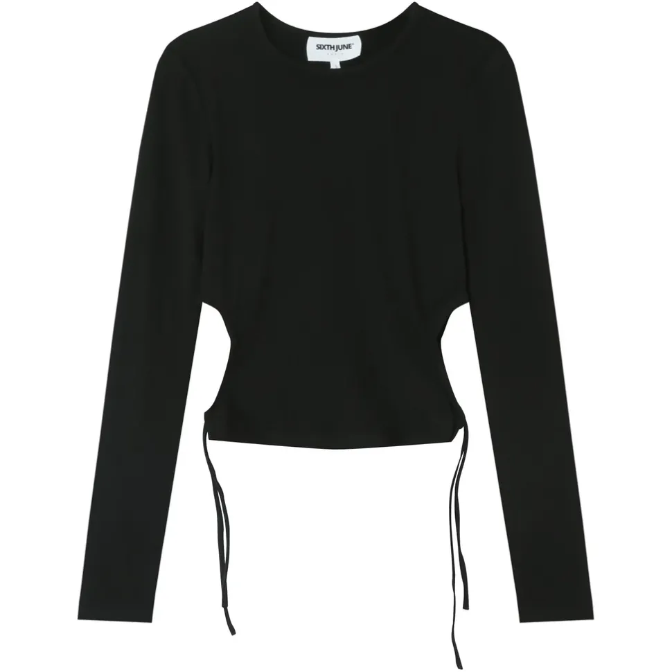 Top Ouverture Sexy Cordon Noir