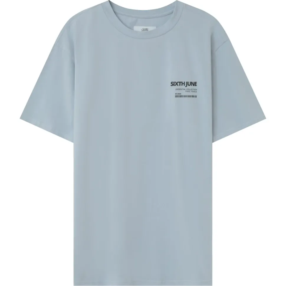 T-Shirt Barcode Bleu