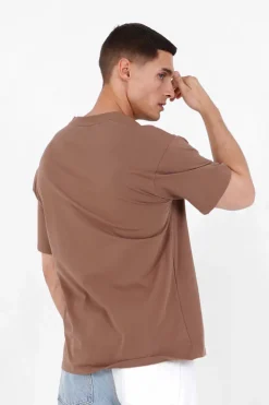 T-Shirt Barcode Marron