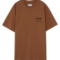 T-Shirt Barcode Marron