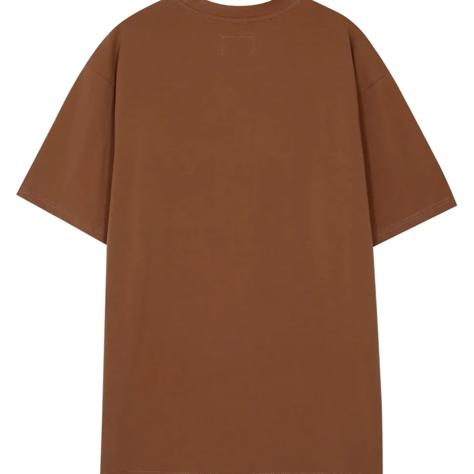 T-Shirt Barcode Marron