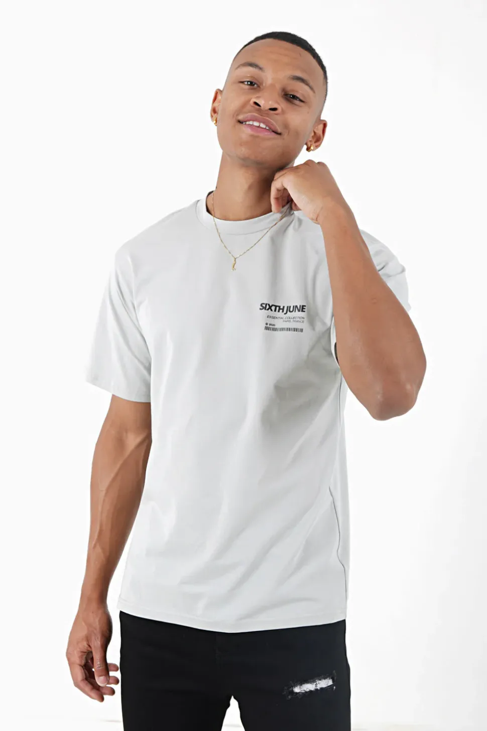 T-Shirt Barcode Vert
