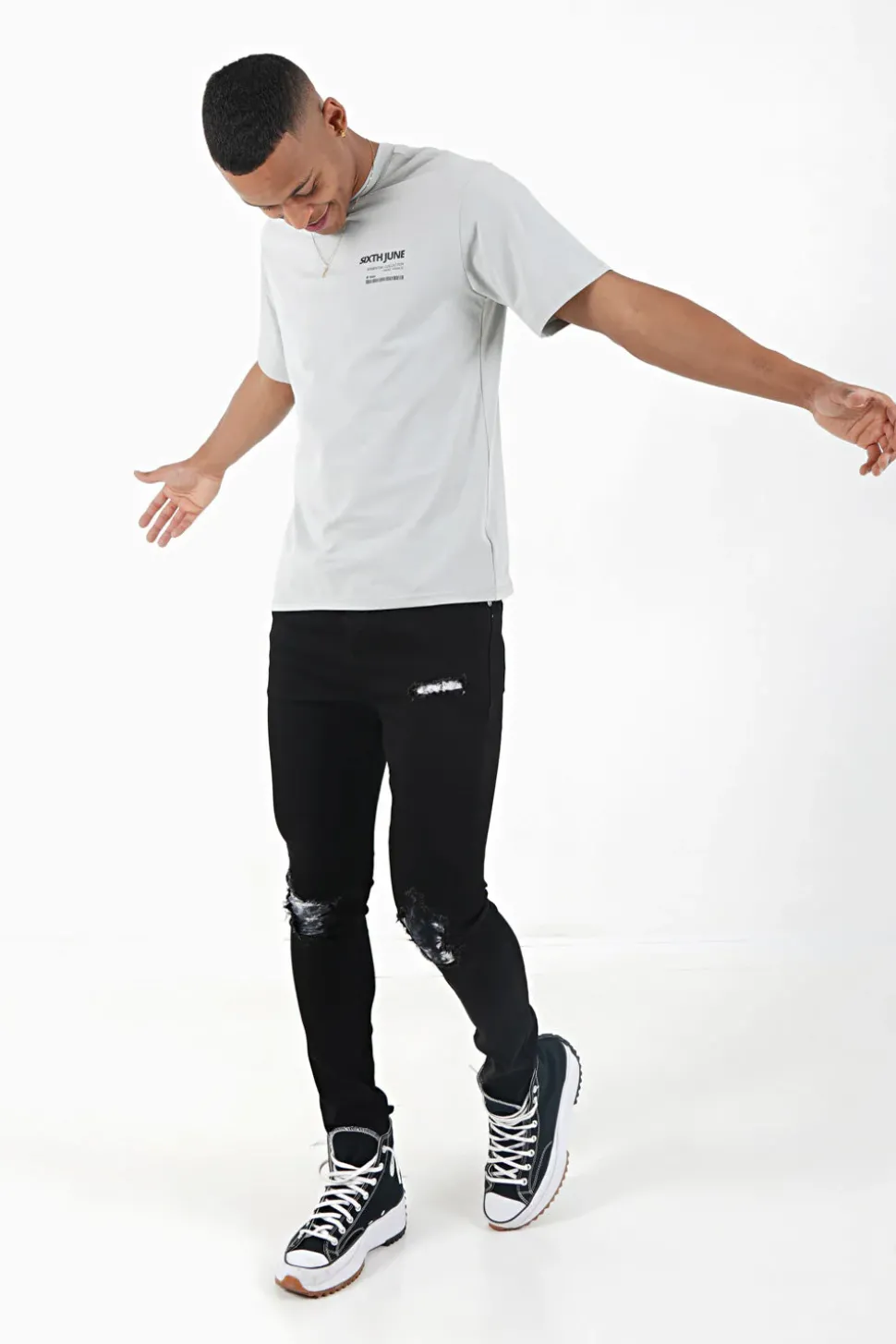 T-Shirt Barcode Vert