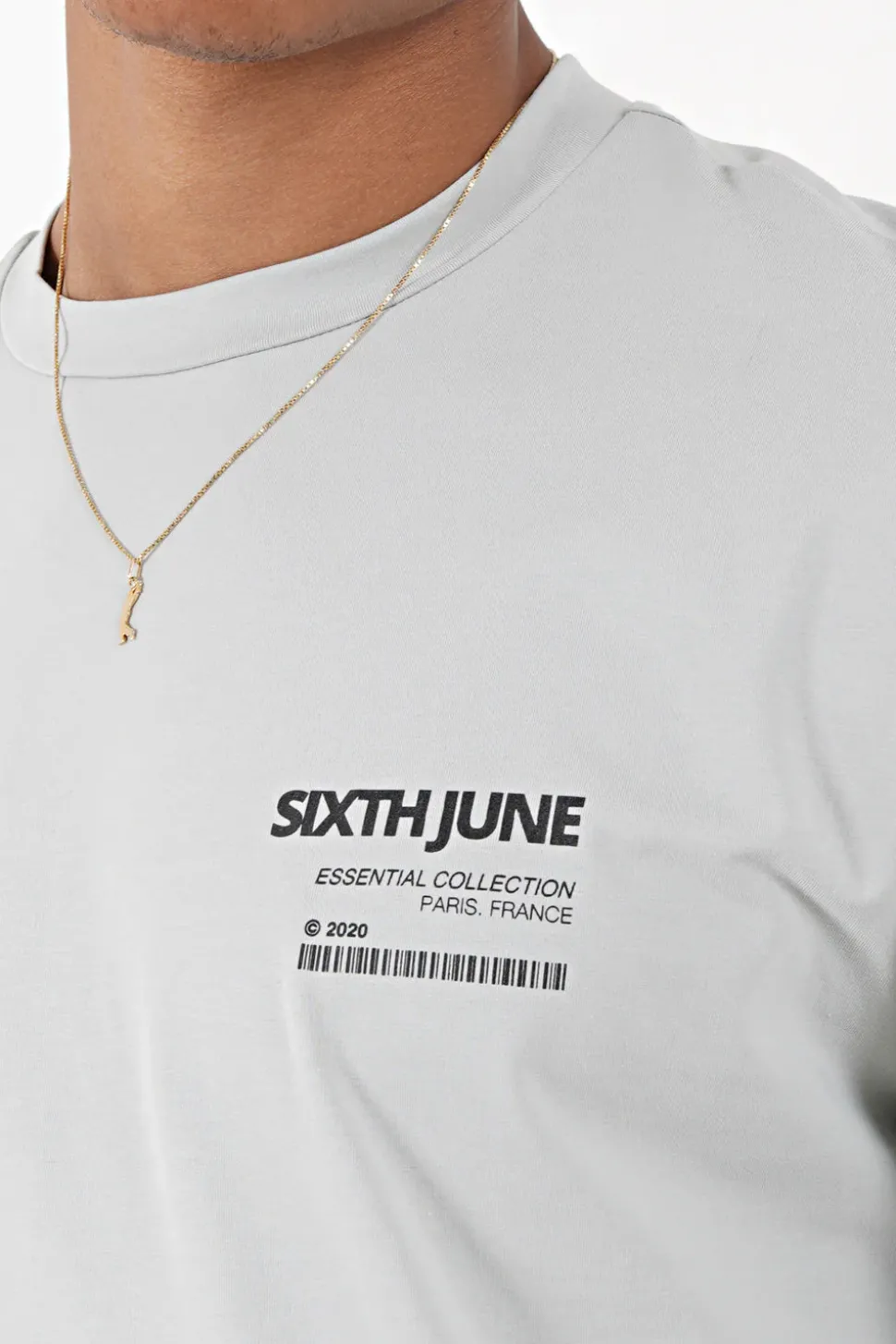 T-Shirt Barcode Vert
