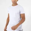 T-Shirt Bas Arrondi Long Violet Clair