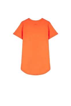 T-Shirt Bas Arrondi Orange