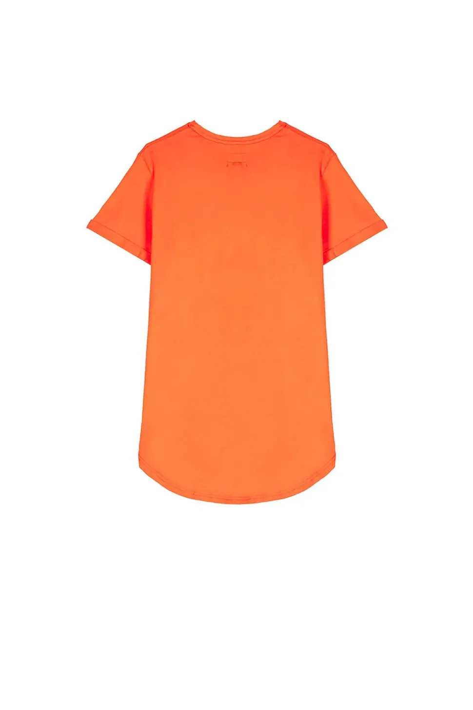 T-Shirt Bas Arrondi Orange