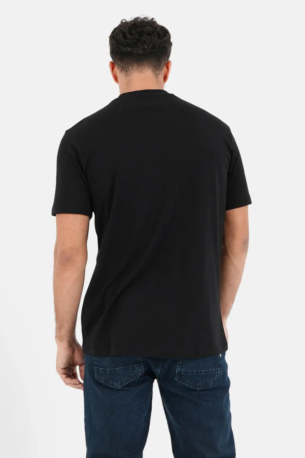 T-Shirt Broderie Logo Paris Noir