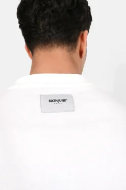 T-Shirt Chiffres Gothiques Blanc