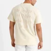 T-Shirt Citation Brode Beige