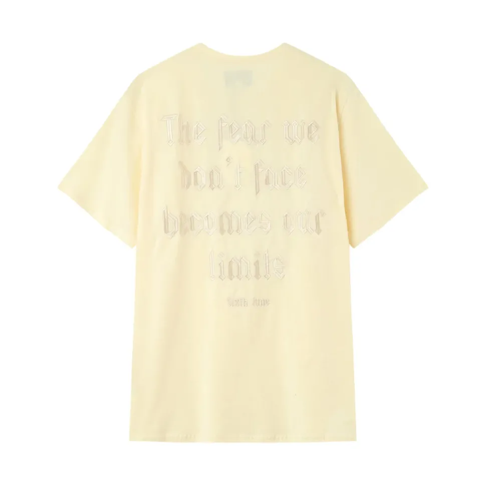 T-Shirt Citation Brode Beige