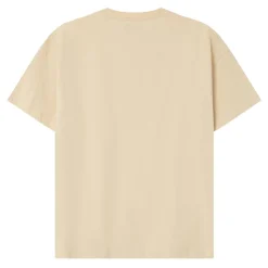 T-Shirt Coeur Brode Beige Clair
