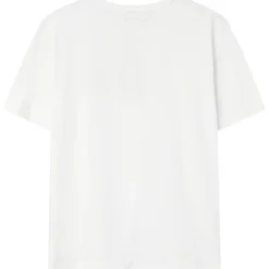 T-Shirt Coeur Brode Blanc