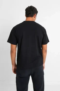 T-Shirt Coeur Brode Noir
