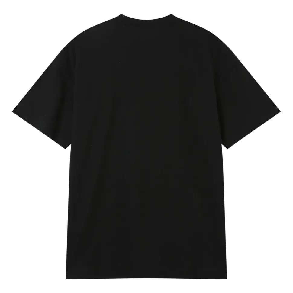 T-Shirt Coeur Brode Noir