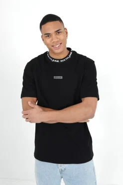 T-Shirt Col Signature Noir