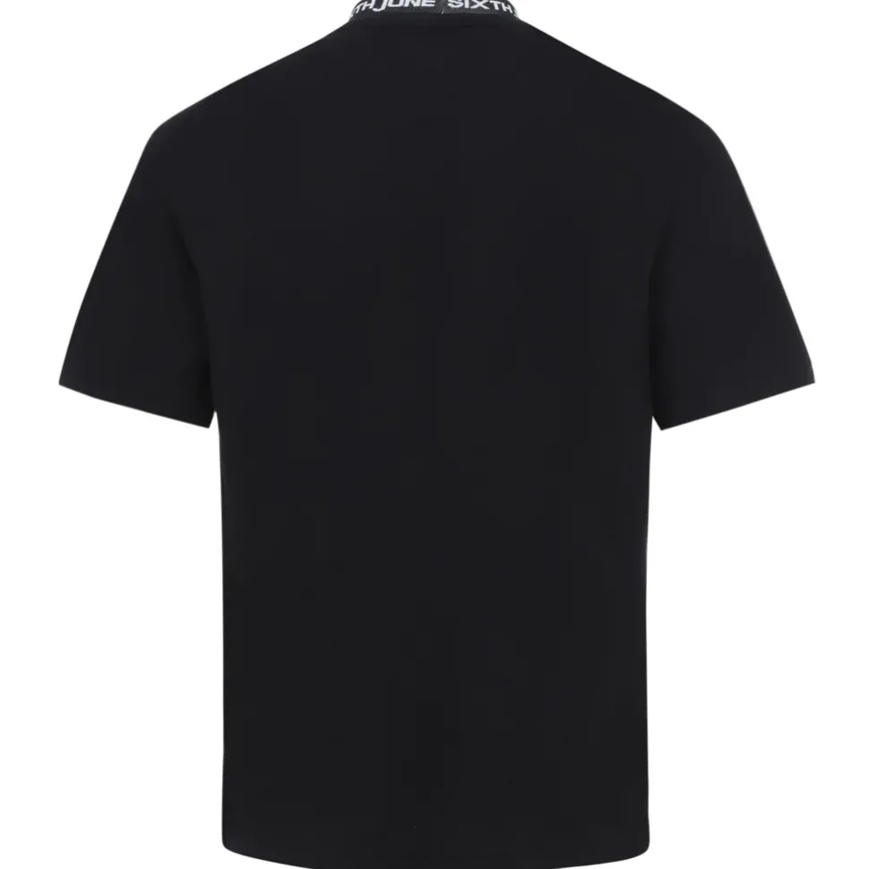 T-Shirt Col Signature Noir