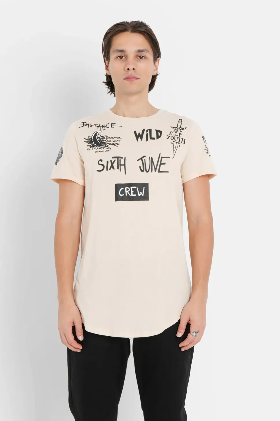 T-Shirt Crew Beige