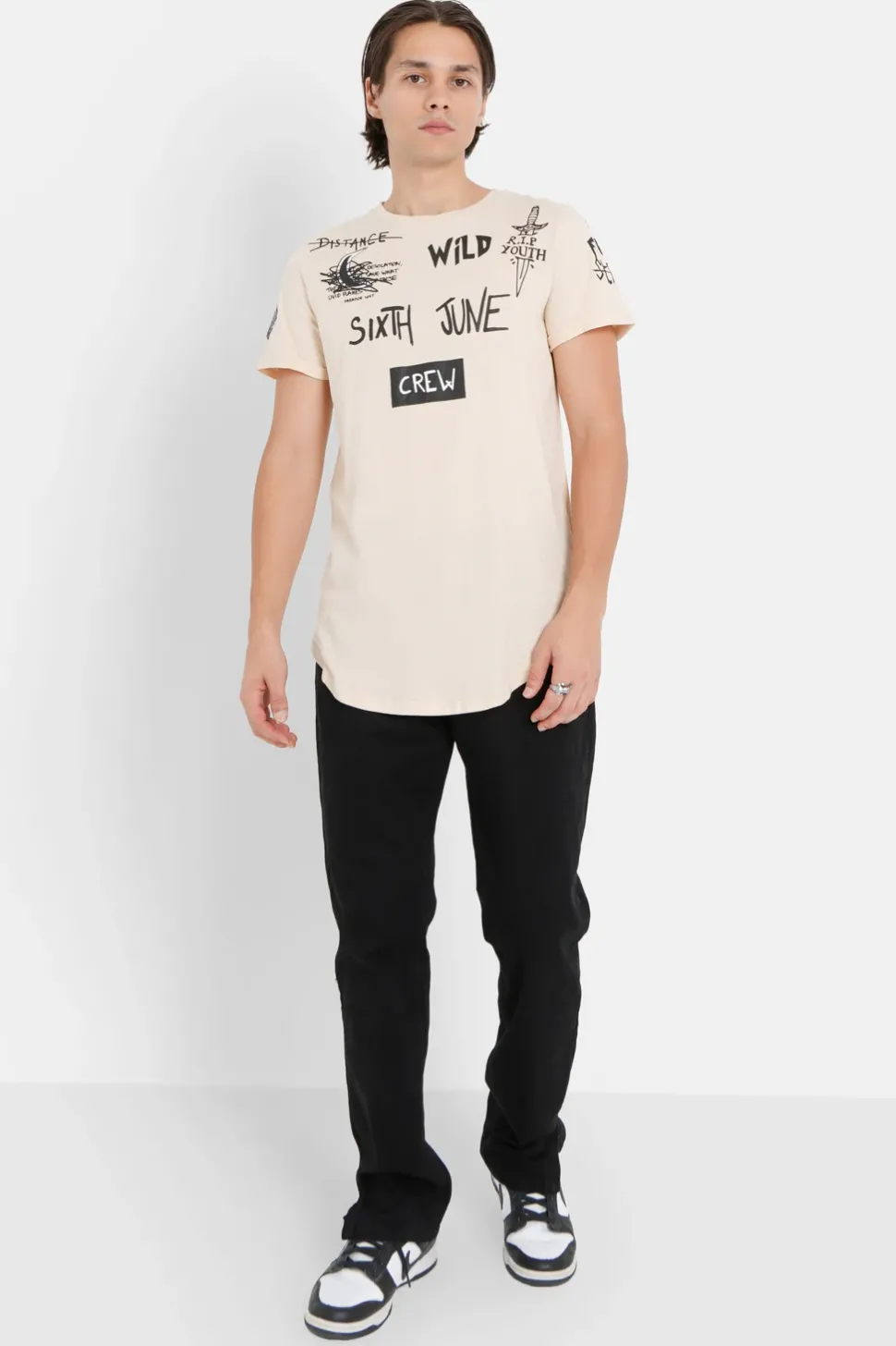 T-Shirt Crew Beige