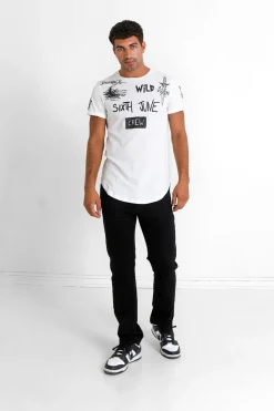 T-Shirt Crew Blanc