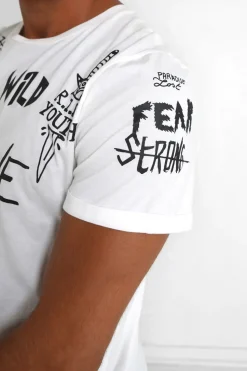 T-Shirt Crew Blanc