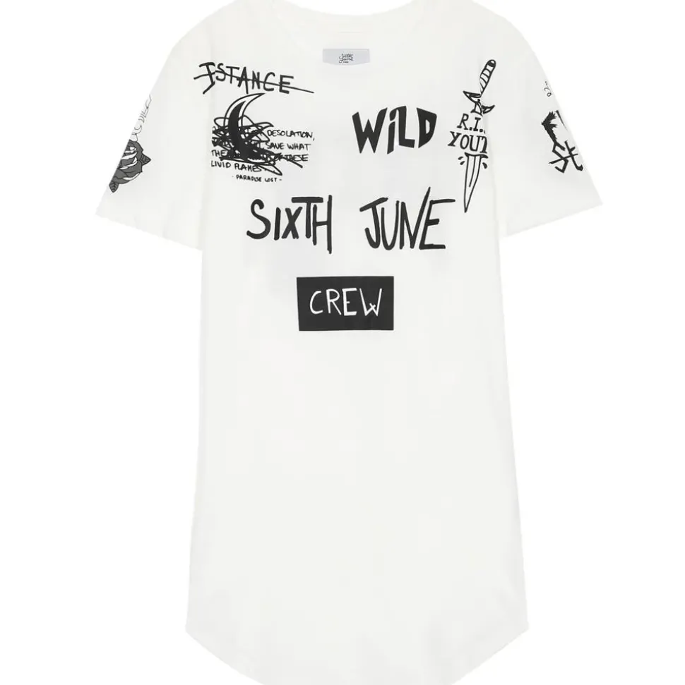 T-Shirt Crew Blanc