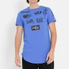T-Shirt Crew Bleu Fonce