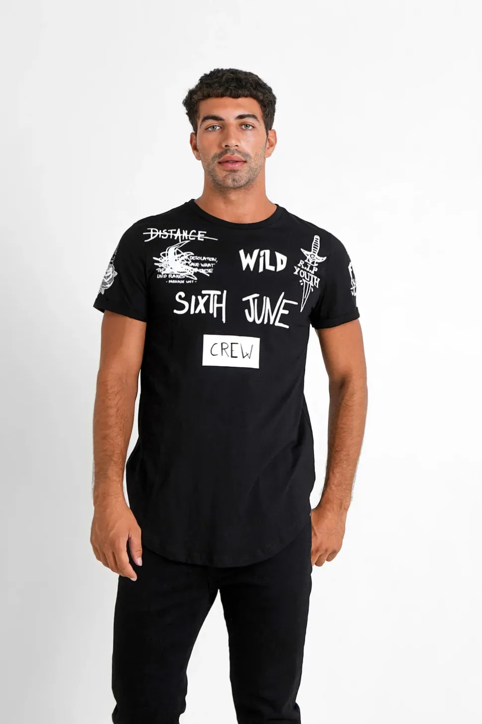 T-Shirt Crew Noir