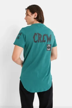 T-Shirt Crew Vert Fonce