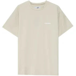 T-Shirt Double Logo Beige Clair