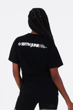 T-Shirt Double Logo Noir