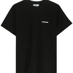 T-Shirt Double Logo Noir