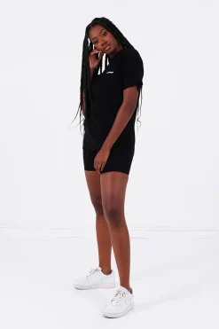 T-Shirt Double Logo Noir