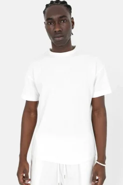 T-Shirt Gaufre Blanc