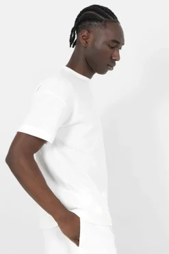T-Shirt Gaufre Blanc